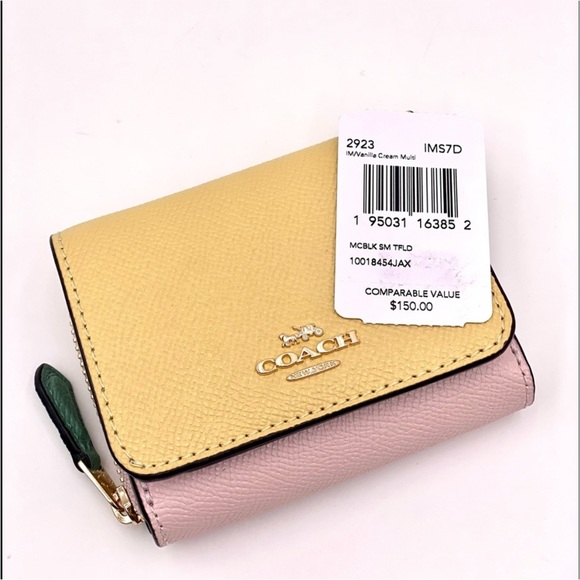 Coach Small Trifold Wallet - Picture 3 of 11